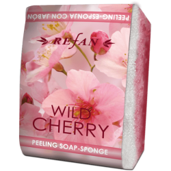 Burete exfoliant cu sapun „Wild Cherry“